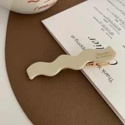 Korean wave hairpin female side word clip 2022 net red new acrylic sheet duckbill clip bangs clip hair clips for women