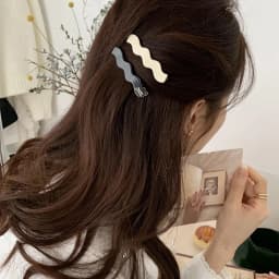 Korean wave hairpin female side word clip 2022 net red new acrylic sheet duckbill clip bangs clip hair clips for women