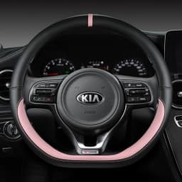 D Shape Car Steering Wheel Cover For Kia K5 Ceed GT Stonic Proceed Sportage 2021 2020 2019 Auto Accessories 2018 2017 GT Sport