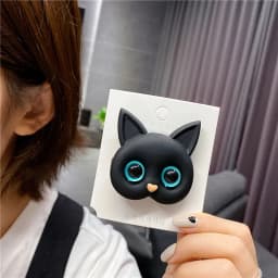 Cute Cat Face Hair Clips Cartoon Black White Kitten Hairpins Sweet Resin Barrettes for Women Girls Daily Party Hair Accessories