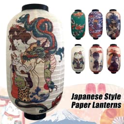 10 Inch Japanese Style Lantern Outdoor Waterproof Lantern Sushi Sashimi Cuisine Restaurant Izakaya Decor Lantern New Year Party