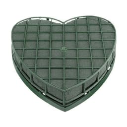 Wedding Car Heart Flower Foam Cage Box with Suction Cup Green Styrofoam Wet Floral Block Artificial Mud Florist Party 87HA