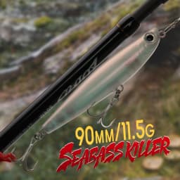 Wondershot D02 Fishing Lures 2024 Seabass Killer 90mm/11.5g Isca Artificial Wobbler Carp Fishing Lures Artificial Baits Tackles