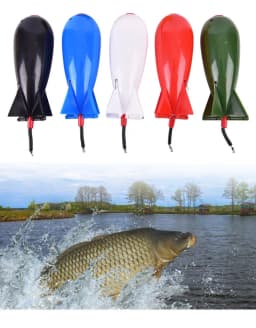 PRO BEROS Fishing Spomb Rockets Spod Tackle Feeders Pellet Rocket Feeder Float Bait Holder Maker Tackle Outdoor Tool Accessories