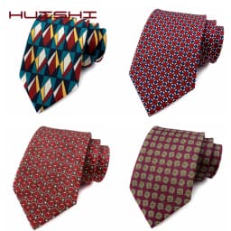 Men Luxury Tie 8cm Copy Silk Tie For Men Print Vintage Design Necktie Silk Feeling Cravat For Wedding Party Gifts Stripe Cravats