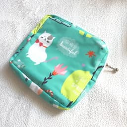 Women Small Cosmetic Bag Set Zipper Girls Mini Sanitary Napkins Makeup Lipstick Bags Travel Earphone Coin Organizer Pouch Bags