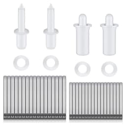 85 Pcs Plantation Shutter Repair Pins Tilt-Rod for Staples Washers Replacement Set Movable Blade Repair Part for Window 87HA