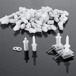 85 Pcs Plantation Shutter Repair Pins Tilt-Rod for Staples Washers Replacement Set Movable Blade Repair Part for Window 87HA