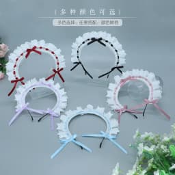 cosplay accessories maid headband Japanese two-dimensional lace bow Lolita headdress hair accessories maid headband