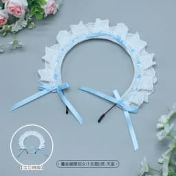 cosplay accessories maid headband Japanese two-dimensional lace bow Lolita headdress hair accessories maid headband