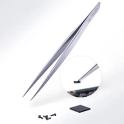 Tweezer QIANLI MEGA-IDEA 7-SA Bent Tip 0.15mm 00-SA Non-Magnetic Stainless Steel Short Pointed SS-SA Long Pointed Repair Clip