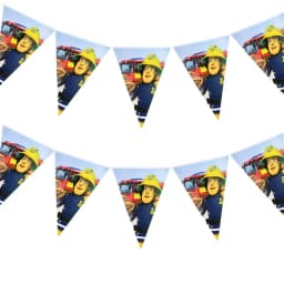 Fireman Sam Theme Happy Birthday Party Supplies Set Background Cup Plate Napkins Tablecloth Party Kids Boys Favor Balloons Decor