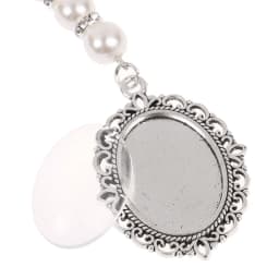 Bridal Bouquet Heart Photo Frame Memory Charm Wedding With Heart Beads Handmade