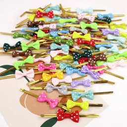 100Pcs New DIY Bow Tie Wrapping Golded Wire Bowknot Binding Wire Lollipop Candy Gift Packaging Bags Fastener Sealing Fixed Ties