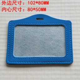 PU Leather Material Card Sleeve Sets Women ID Badge Case Clear Bank Credit Card Badge Holder Bags School Student Bus Card Cover