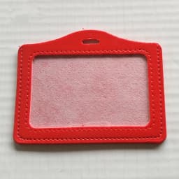 PU Leather Material Card Sleeve Sets Women ID Badge Case Clear Bank Credit Card Badge Holder Bags School Student Bus Card Cover