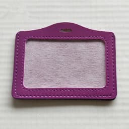 PU Leather Material Card Sleeve Sets Women ID Badge Case Clear Bank Credit Card Badge Holder Bags School Student Bus Card Cover