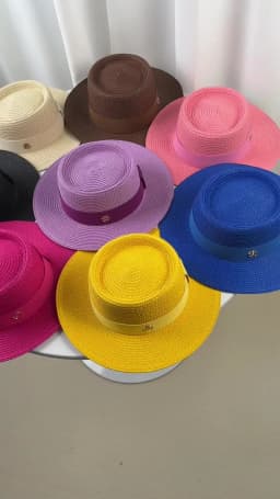 New Summer Straw Sun Hats for Women Ladies Fashion Flat Brim Ribbon Beach Hat Travel Dress Cap Chapeau Femme