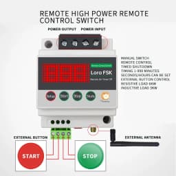 220v/380v Remote Control Switch Sump Pump Wireless Remote Timing Motor High-power Single-way  HK-Y1-220XZ/HK-Y1-380XZ
