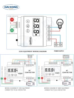 220v/380v Remote Control Switch Sump Pump Wireless Remote Timing Motor High-power Single-way  HK-Y1-220XZ/HK-Y1-380XZ