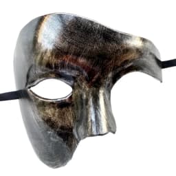 Halloween Steampunk Phantom Masquerade Cosplay Mask ABS Plastic Half Face Men/Women Punk Carnival Costume Props