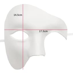 Halloween Steampunk Phantom Masquerade Cosplay Mask ABS Plastic Half Face Men/Women Punk Carnival Costume Props