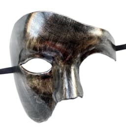 Halloween Steampunk Phantom Masquerade Cosplay Mask ABS Plastic Half Face Men/Women Punk Carnival Costume Props