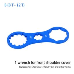 Risk Bicycle Front Fork Repair Kit MTB Bike Front Fork Shoulder Cover Cap Wrench For SR Suntour XCR/XCT/XCM/RST Disassembly Tool