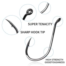 ZYZHE 3~15Pcs Octopus Beak Fishing Hooks  Bkk Hooks High Carbon Steel Sea or Freshwater Fishing Hooks Black Octopus Fishhooks