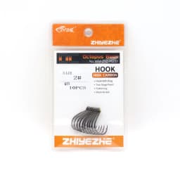 ZYZHE 3~15Pcs Octopus Beak Fishing Hooks  Bkk Hooks High Carbon Steel Sea or Freshwater Fishing Hooks Black Octopus Fishhooks
