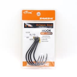 ZYZHE 3~15Pcs Octopus Beak Fishing Hooks  Bkk Hooks High Carbon Steel Sea or Freshwater Fishing Hooks Black Octopus Fishhooks