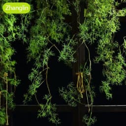 140 cm Artificial Plant Black Bone Mango Vine 1 Piece 5 Branches Home Wall Hanging Ivy Green Fake Flower Plant Pine Needles New
