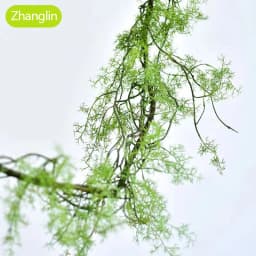 140 cm Artificial Plant Black Bone Mango Vine 1 Piece 5 Branches Home Wall Hanging Ivy Green Fake Flower Plant Pine Needles New