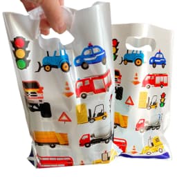 30 Pcs Engineering Party Favor Bags Birthday Traffic Car Vehicle Theme Gift Bag Construction Goodies Treat School Candy Bags