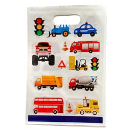 30 Pcs Engineering Party Favor Bags Birthday Traffic Car Vehicle Theme Gift Bag Construction Goodies Treat School Candy Bags
