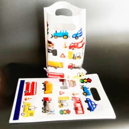 30 Pcs Engineering Party Favor Bags Birthday Traffic Car Vehicle Theme Gift Bag Construction Goodies Treat School Candy Bags