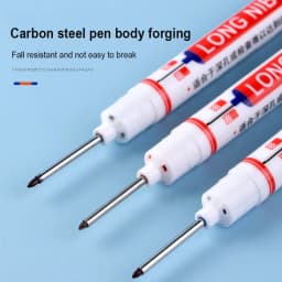 20MM Long Nib Marker Pens Waterproof Deep Hole Head Four Color 6Pcs/Set Markers For Metal Woodworking Marker Tools Art Supplies