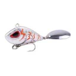 ZWICKE 1pcs Metal Mini VIB with Spoon Fishing Lure Winter Fishing Tackle Crankbait Vibration Spinner Sinking Bait 6g10g17g25g