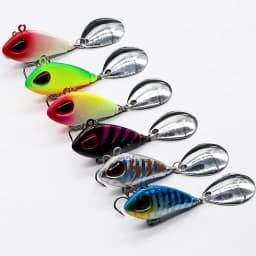 ZWICKE 1pcs Metal Mini VIB with Spoon Fishing Lure Winter Fishing Tackle Crankbait Vibration Spinner Sinking Bait 6g10g17g25g