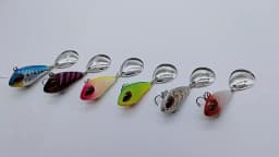 ZWICKE 1pcs Metal Mini VIB with Spoon Fishing Lure Winter Fishing Tackle Crankbait Vibration Spinner Sinking Bait 6g10g17g25g