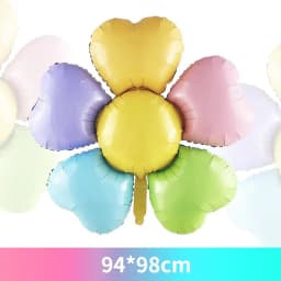 New Daisy Aluminum Film Balloon Colorful Smiling Face Bee Five Petal Flower Horse Caron Sun Flower Birthday Party Picnic Camping