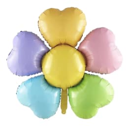 New Daisy Aluminum Film Balloon Colorful Smiling Face Bee Five Petal Flower Horse Caron Sun Flower Birthday Party Picnic Camping