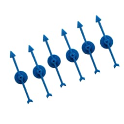 6pcs Spinner 10CM Plastic Rotating Arrow Pointer DIY Board Game Accessories