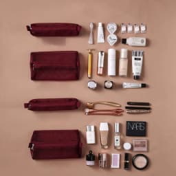 Makeup Bags Detachable 4Pcs in 1 Portable Cosmetic Bag Travel Folding Separable Toiletry Storage Bag Organizer Make Up Pouch New