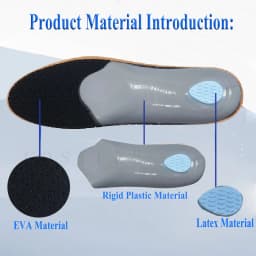 Orthotic Insole For Flat Feet Arch Support Orthopedic Leather Shoes Sole For Men Women O/X Leg Corrected Insoles