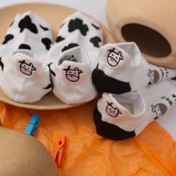 5 Pairs Spring Summer Thin Fashion Women Sock Cartoon Cow Harajuku Kawaii Cute Girl Happy Funny Boat Socks