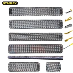 Stanley one surform blades replacement flat  fine half round convex blade flat RASP file removing filler foam  2-1/2" 5-1/2" 10"