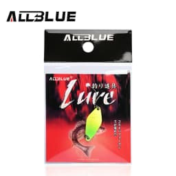 ALLBLUE Trout Lure 2.4g 27mm Metal Brass Copper Colorful Fishing Mini Spoon Bait Freshwater Stream Tackle for Chub Perch Salmon