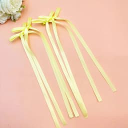 2Pcs Fashion Long Ribbons Braided Bows Hair Clips Hairpins For Women Girls Ponytails Holder Cute Headwear Hair Accessories