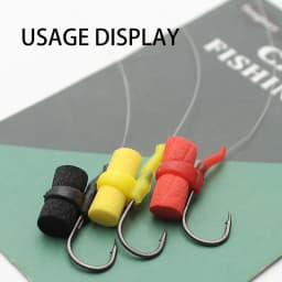 Carp Fishing Tackle Zig Rig Aligna Kit with Box Pop Up Foam Baits Zig Imitation Bait Line Aligners Carp Chod Rigs